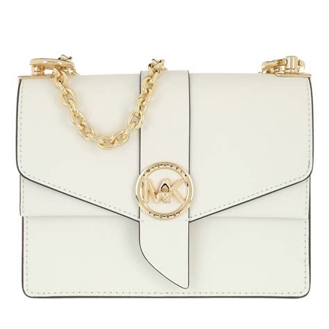 michael kors crossbody fabric bucket bag mini white|Michael Kors optic white handbag.